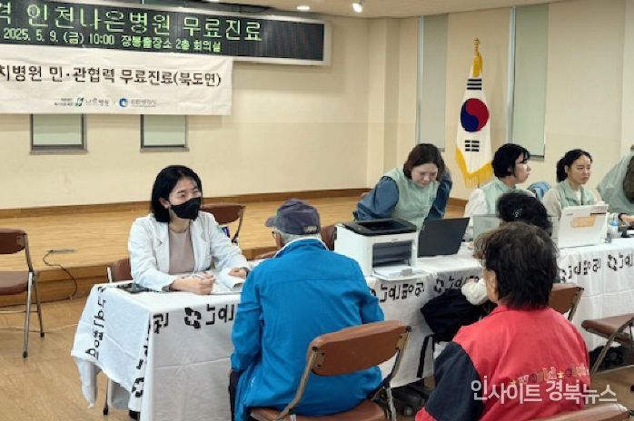 옹진군-나은병원, 장봉도 찾아 섬 주민 대상 무료진료 실시