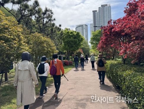 우동지역 걷기활동 사진